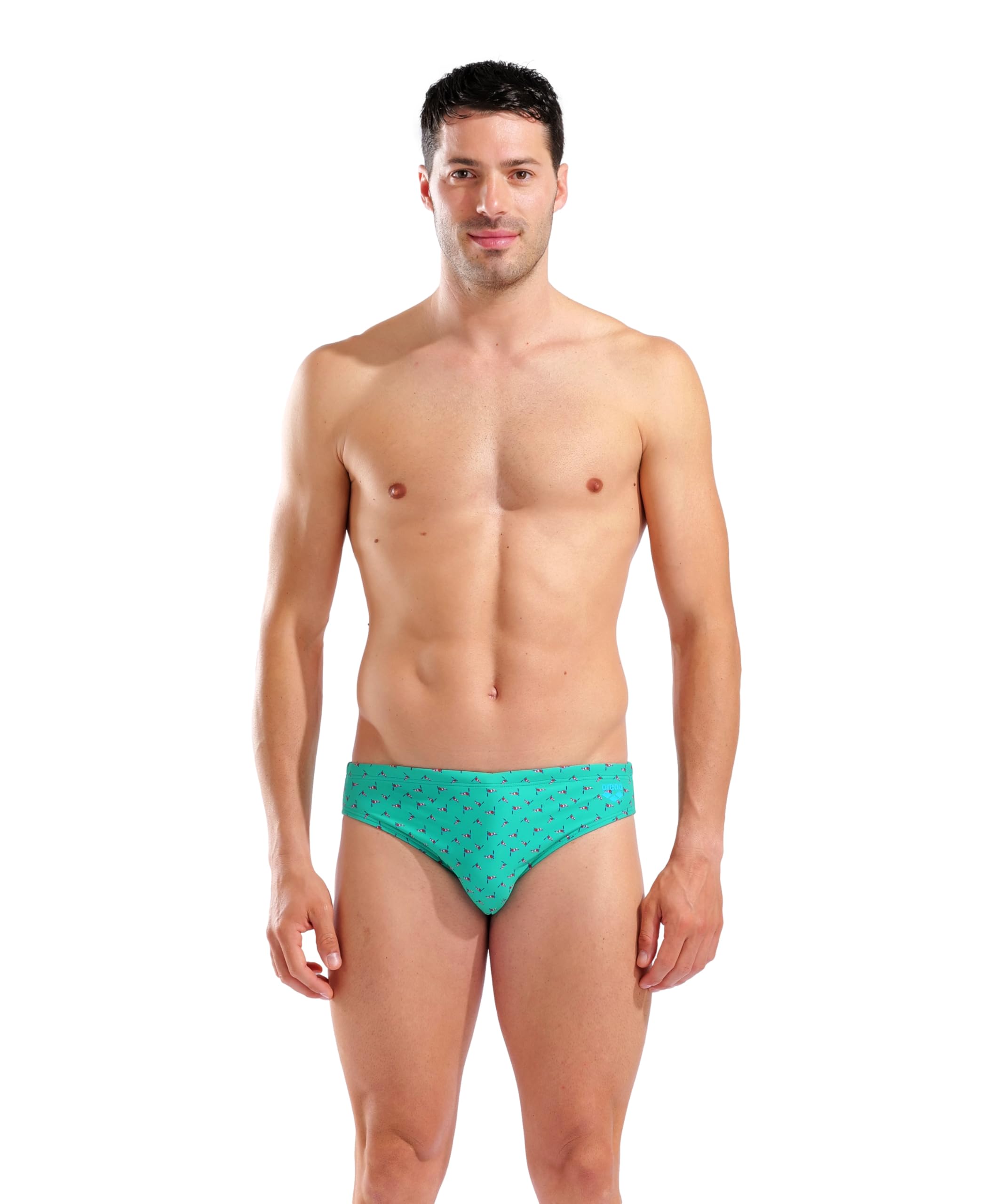 ARENA Men’s Allover Beach Swim Briefs