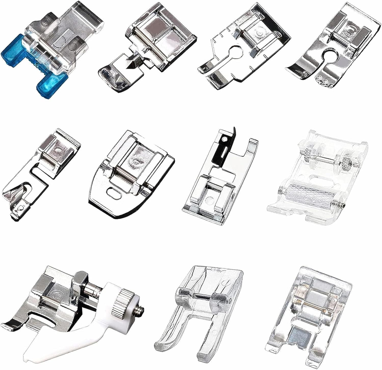 11PCS Presser Feet, Sewing Machine Foot, Walking Foot Kit, Sewing