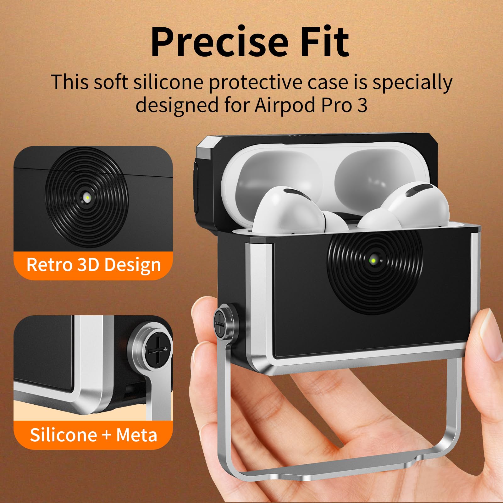 Amazon.co.jp: Blissfuhue ヴィンテージスピーカーデザイン AirPods