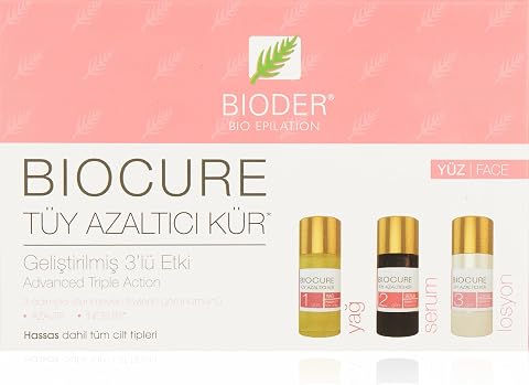 Bioder Biocure Tüy Azaltıcı Yüz Kürü 3x5ml