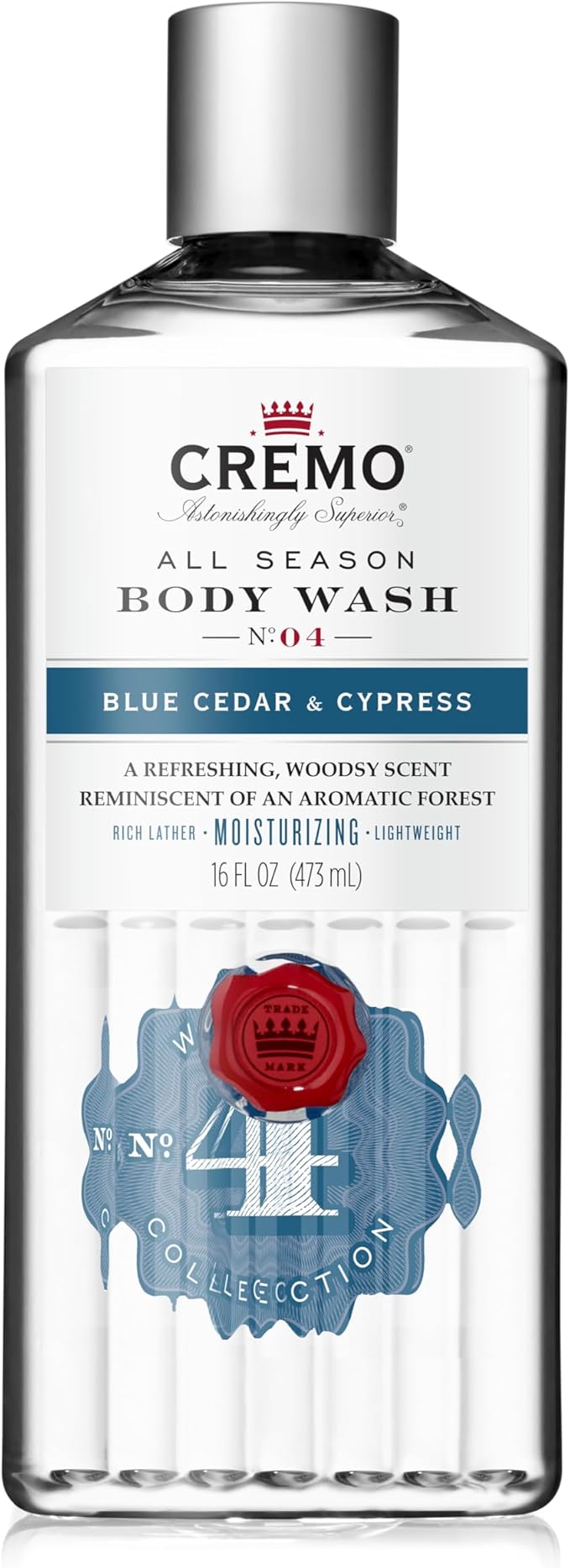 Cremo All Season Body wash Blue Cedar & Cypress, 16 Ounce Amazon.ca