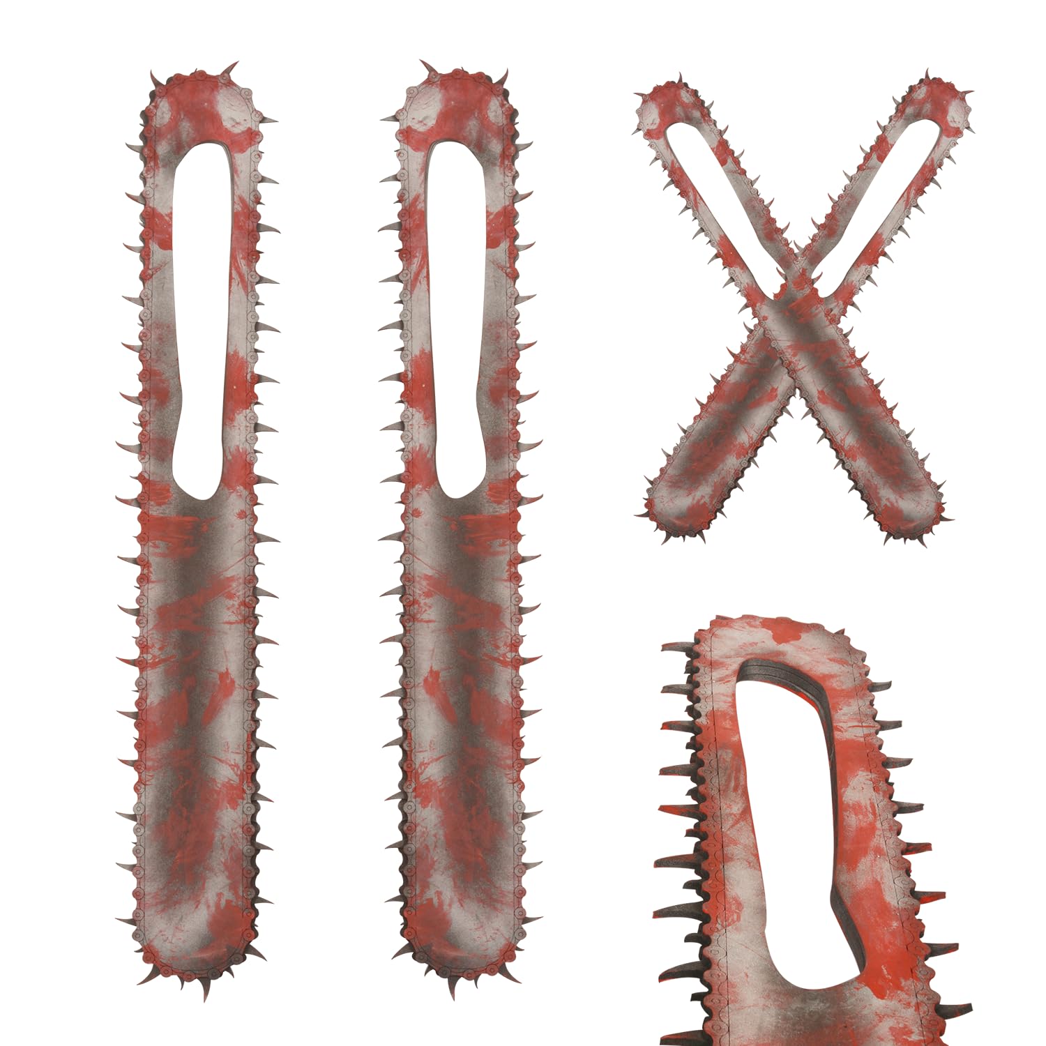 36.6" PU Anime Weapon Hand Saw 2 Piece Set for Cosplay, Costume Performance Props