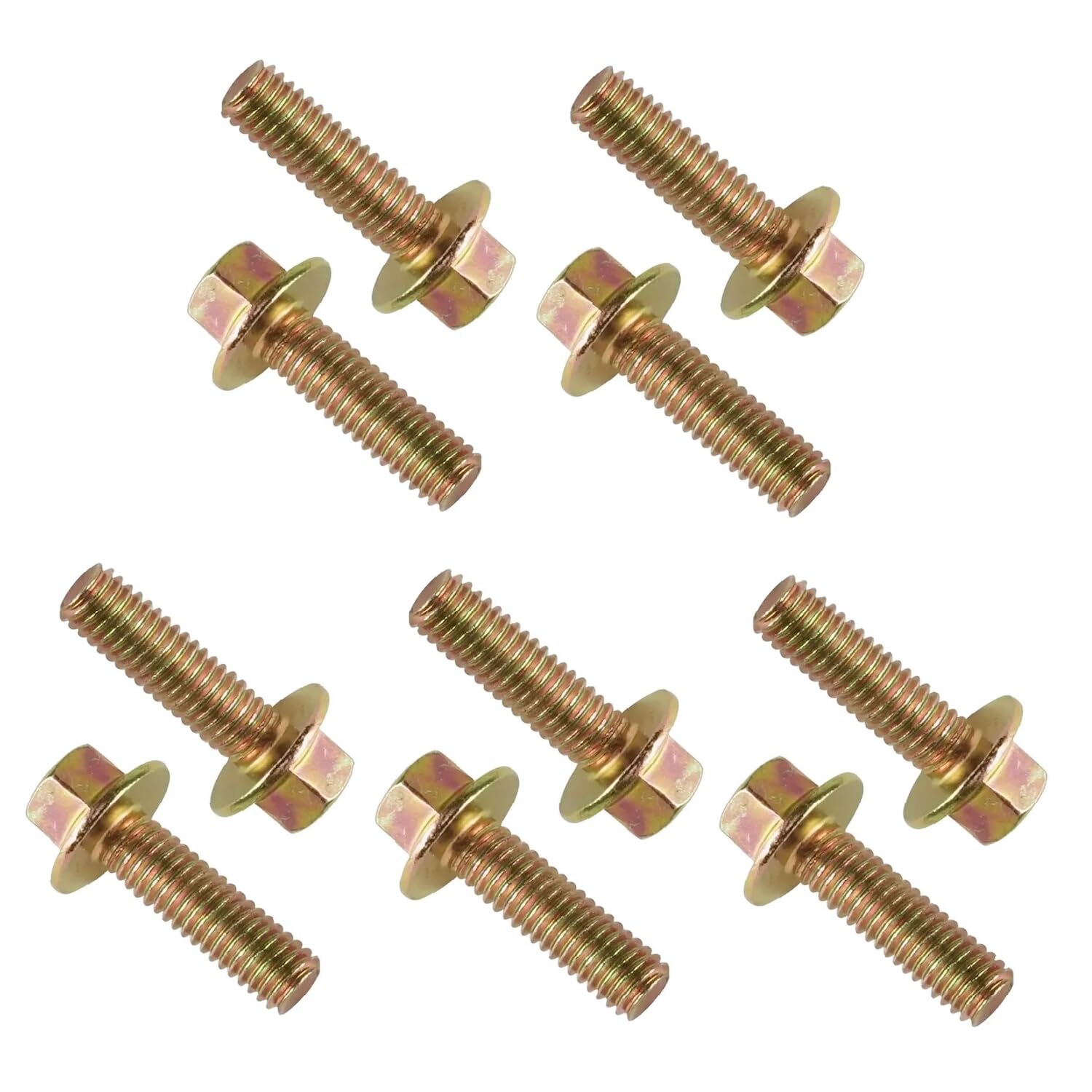 Replacement Part 10x Flanged Head Clutch Bolt M6x20 for Polaris Scrambler XP 1000 2021/7518576
