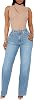 Jeans rectos BessCops para mujer, tiro alto, pierna ancha, elásticos, holgados 8