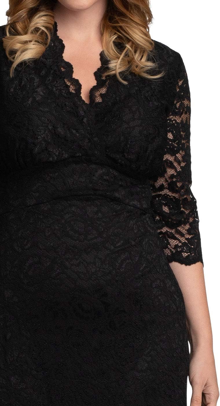 Kiyonna Women's Plus Size Scalloped Boudoir Lace Dress - Image 2