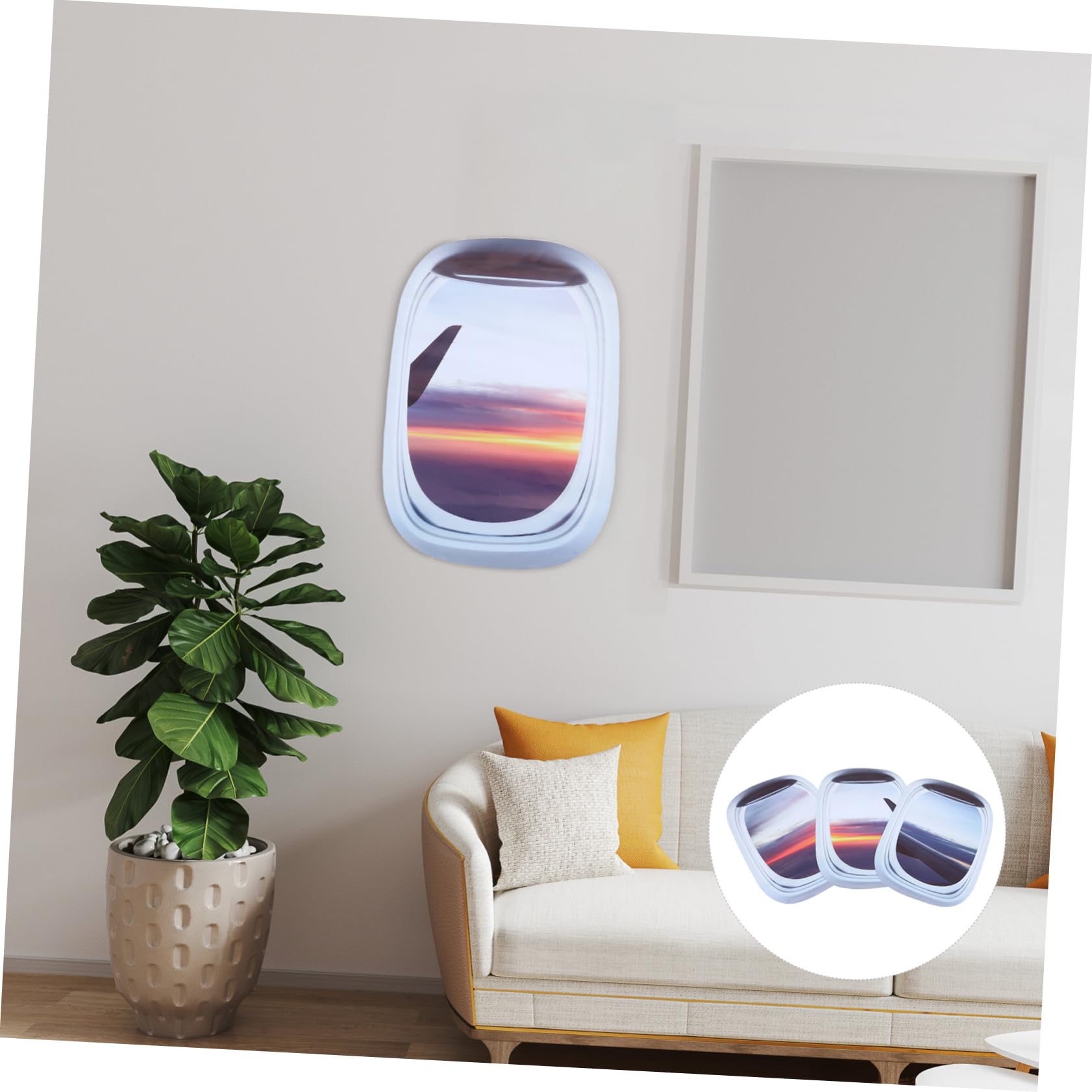 Housoutil 9 Pegatinas De Pared Autoadhesivas Para Ventana Con Paisajes Para Niños Y Niñas Creativas Para Guardería