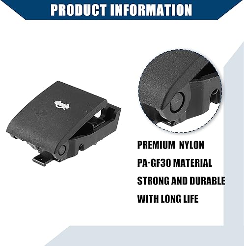 Miniatura 6 de Hihaha 68085761AA - Manija de liberación delanteracapó para Ram 1500 2011-2018 para Dodge Charger 2011-2019, mango de liberación del cierre del