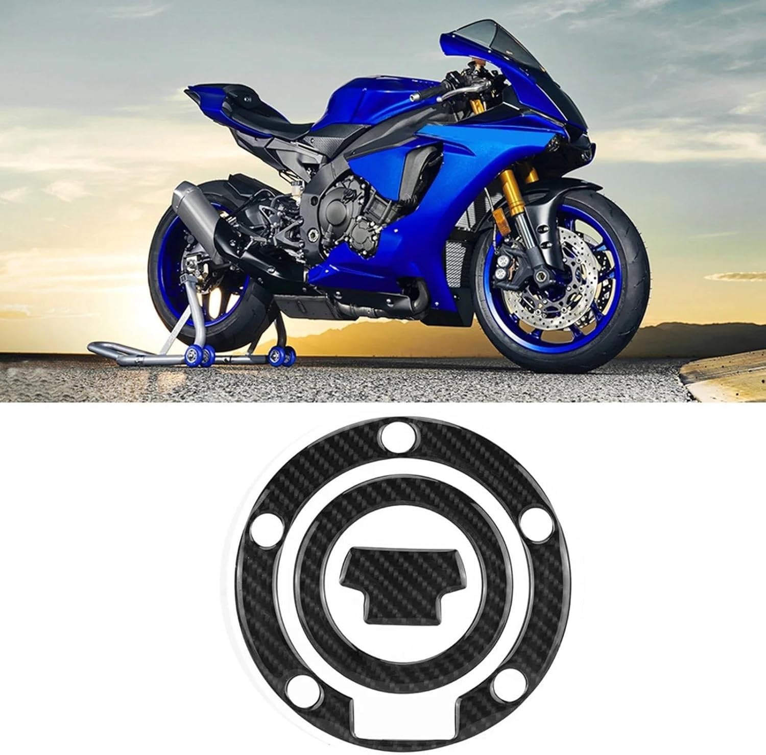 オートバイタンクステッカーパッド に適合するヤマハ YZF-R1 R6 FZ1 FZ6 FZ1000 FJR1300 FZ 1000