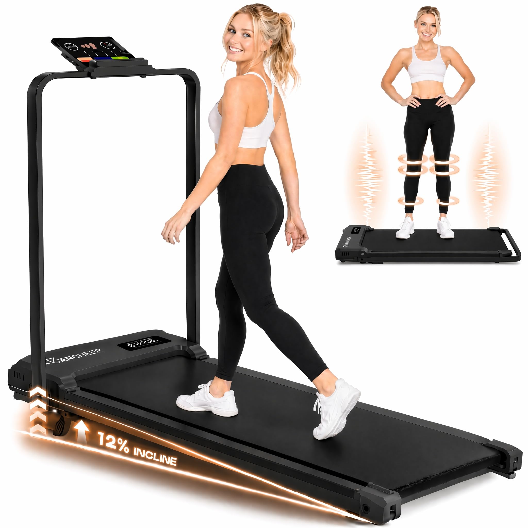 ANCHEER Walking Pad with Incline