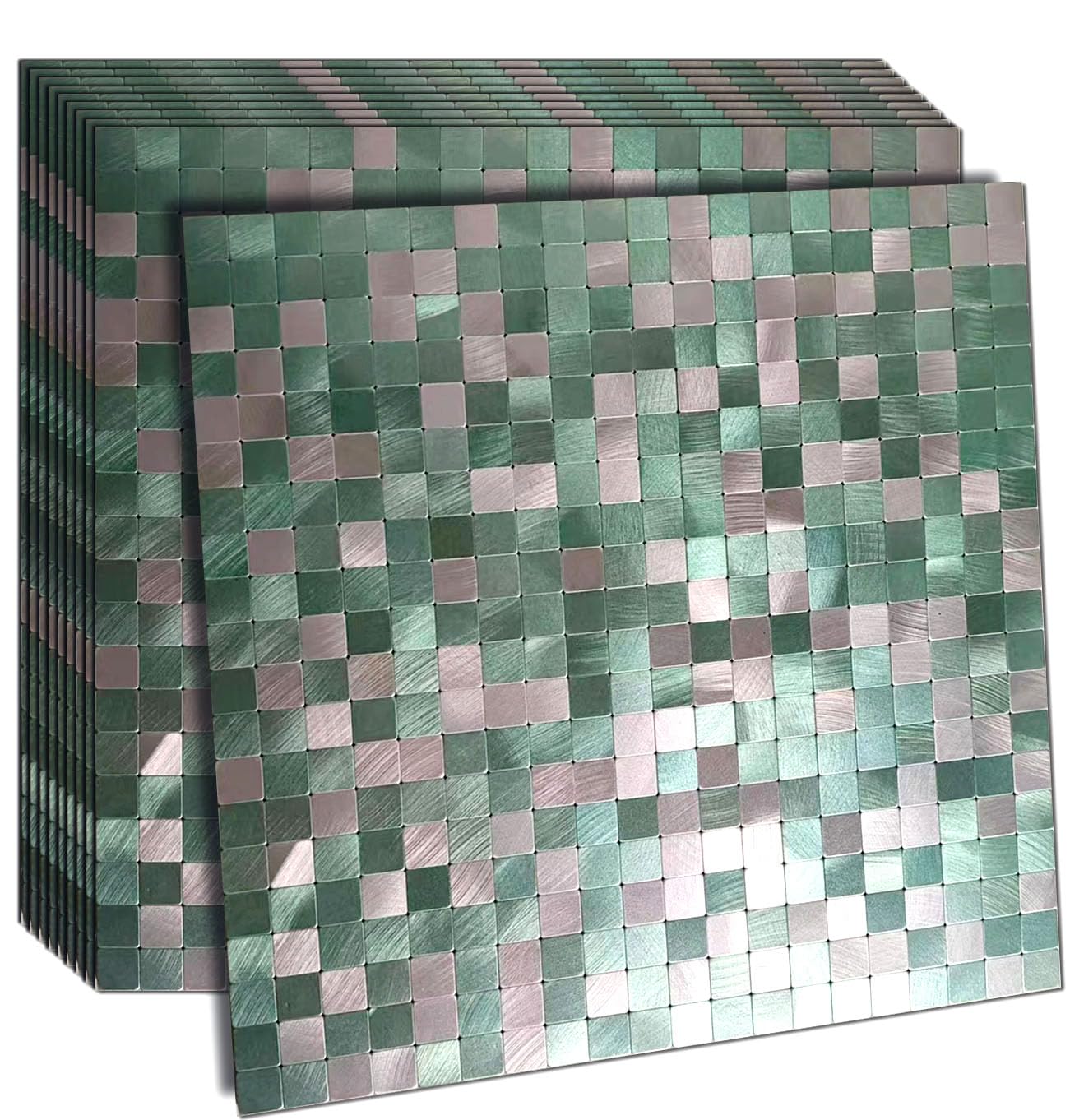 Carreaux de mosaïque autocollants pour protéger et embellir les murs de cuisine