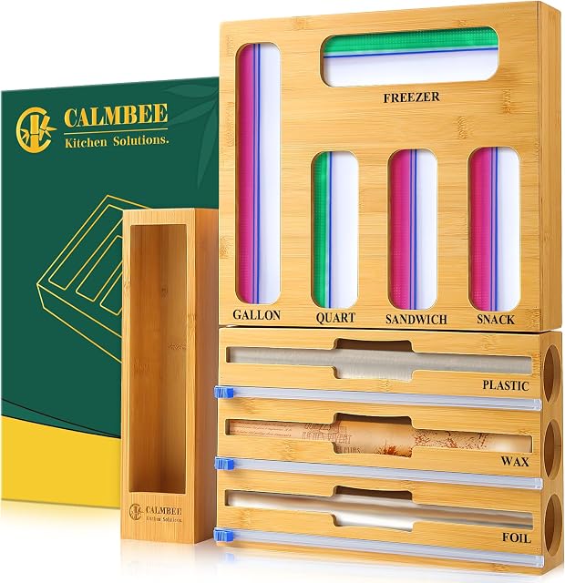 Bamboo Wrap & Bag Organizer