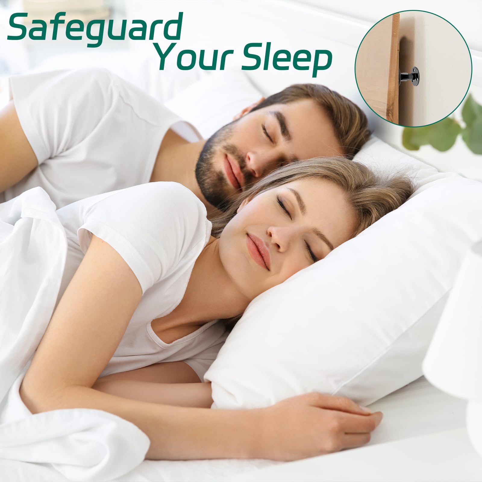 Aililong 4 stuks verstelbare bedframe, afstandhouders, wand met