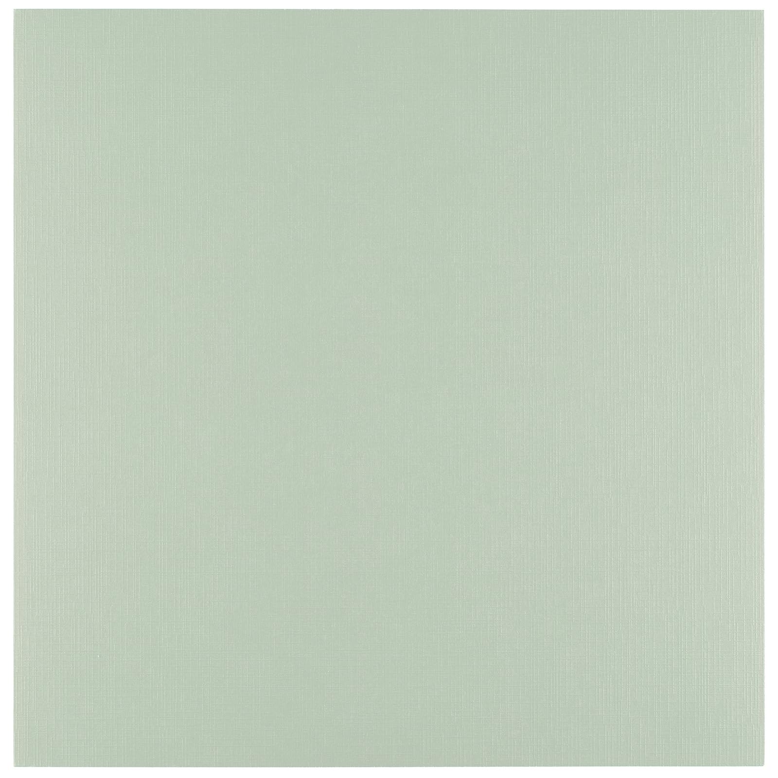 Vaessen Creative Linen Cardstock 12 x 12-25 pcs - Aqua (Blue) - 250 GSM Coloured Paper - Card Making Supplies for Scrapbooking and Crafting