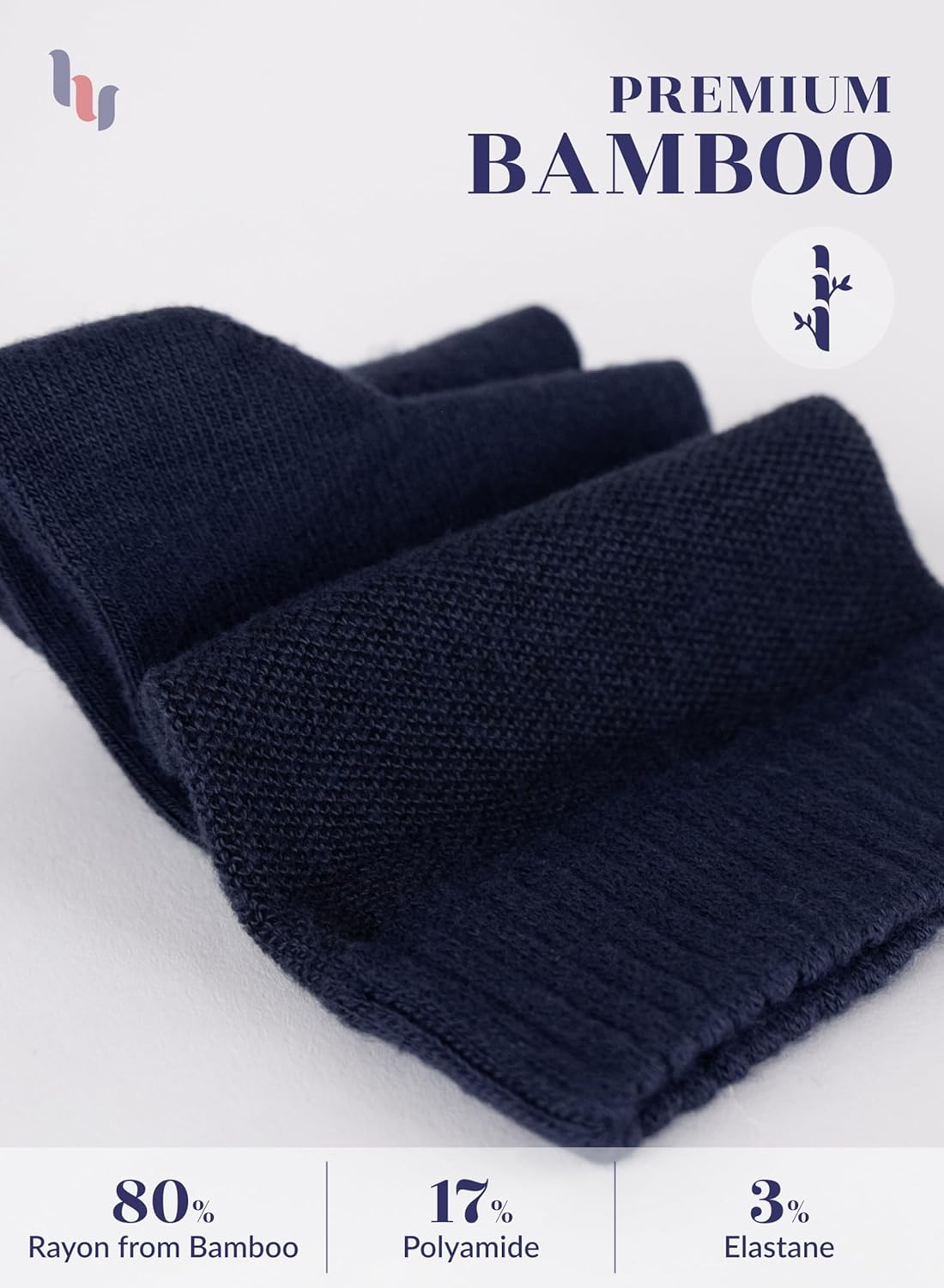 Hugh Ugoli Women's Rayon Ankle Loose Fit Diabetic Socks, Soft, Seamless Toe, Wide Stretchy, Non-Binding Top, 3-6 Pairs - Image 6