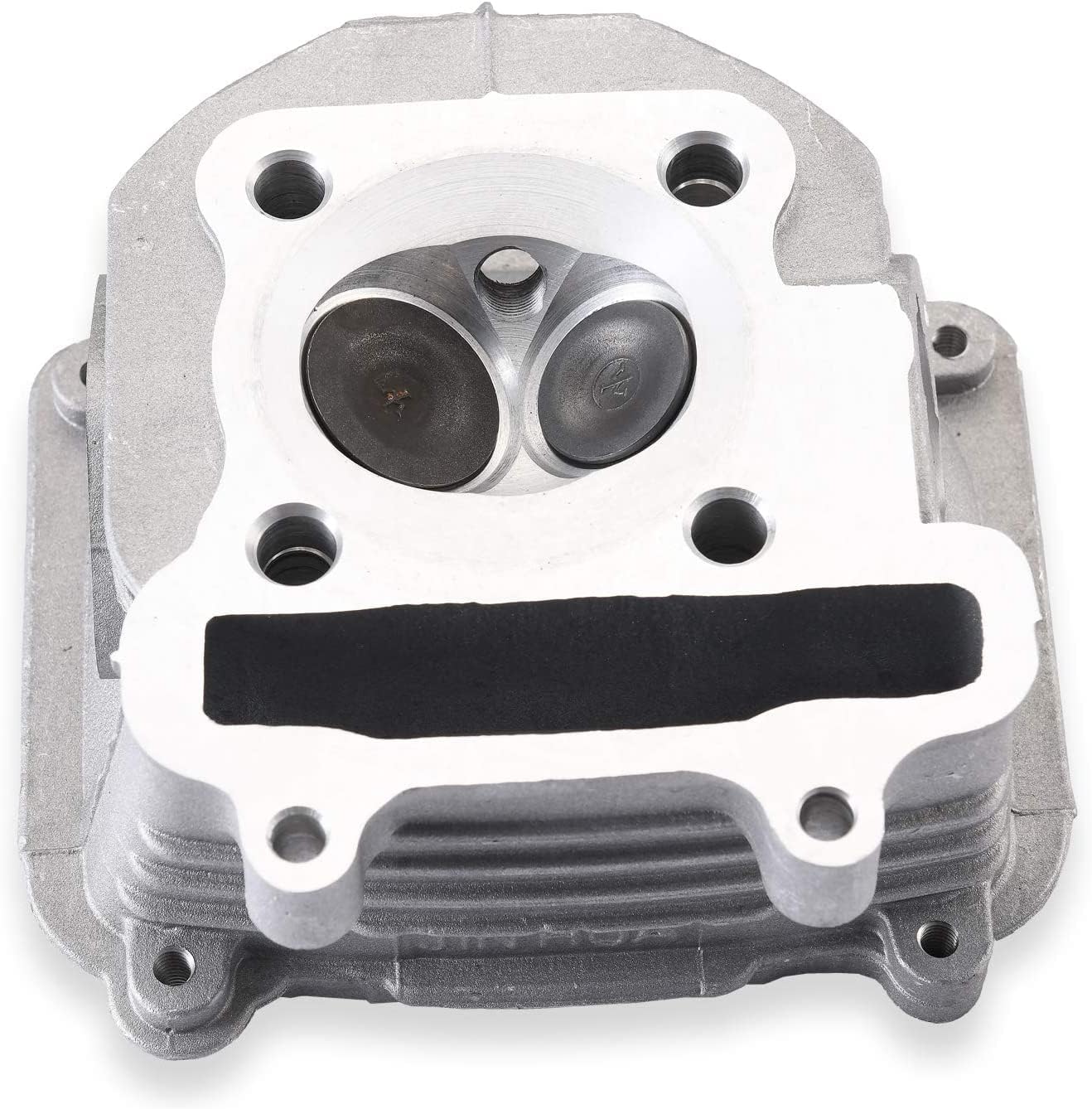 GY6 180cc Cylinder Head Kit Assy 61mm Big Bore with 69mm Valves for 152QMI 157QMJ Scooter Moped ATV Go Kart Quad