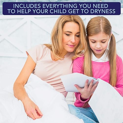 Miniatura 7 de Rodger - Kit de alarma inalámbrica para enuresis de cama, sistema de alarma de humectación de cama más eficaz para niños, incluye 2 calzoncillos con