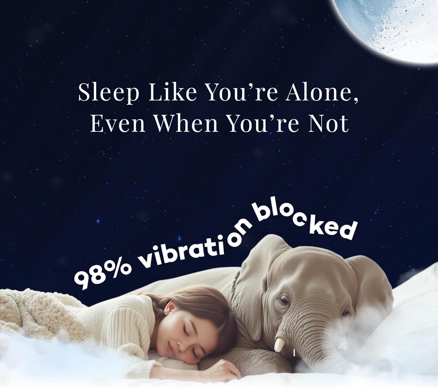 Mattress V2 - Pocket Spring Orthopedic Mattress with Motion Isolation Technology, Temperature-Regulating Cover, Medium Firm Support for Back Pain Relief (King) image 5