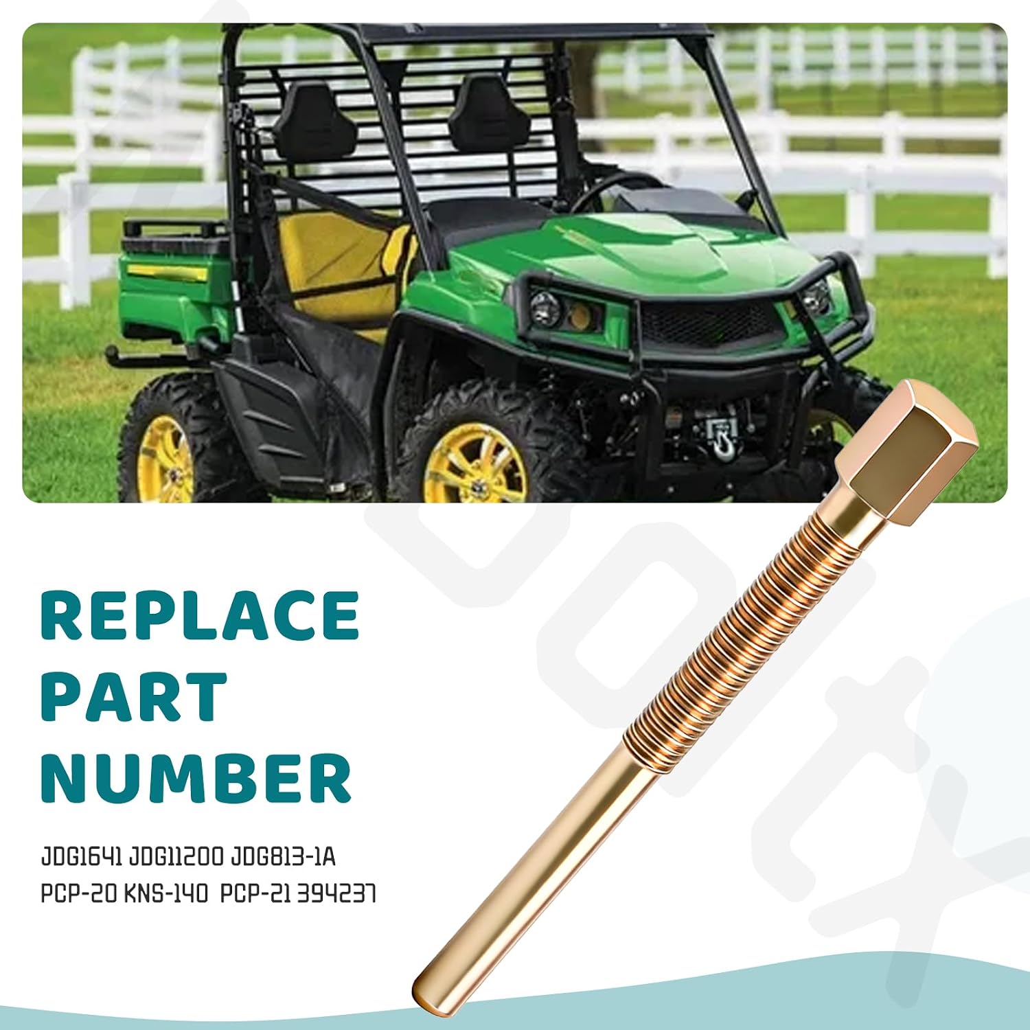 JDG1641 Heavy Duty Primary Clutch Puller Compatible with John Deere Gator CS, CX, HPX, RSX, TX, XUV, TE, TH, TS, Replace JDG11200, PCP-20