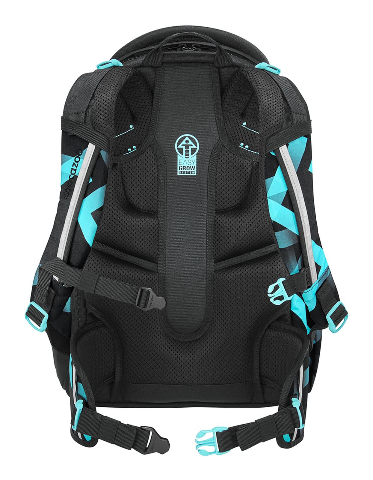 Coocazoo Schulrucksack Byte School Backpack Laser Lights schwarz