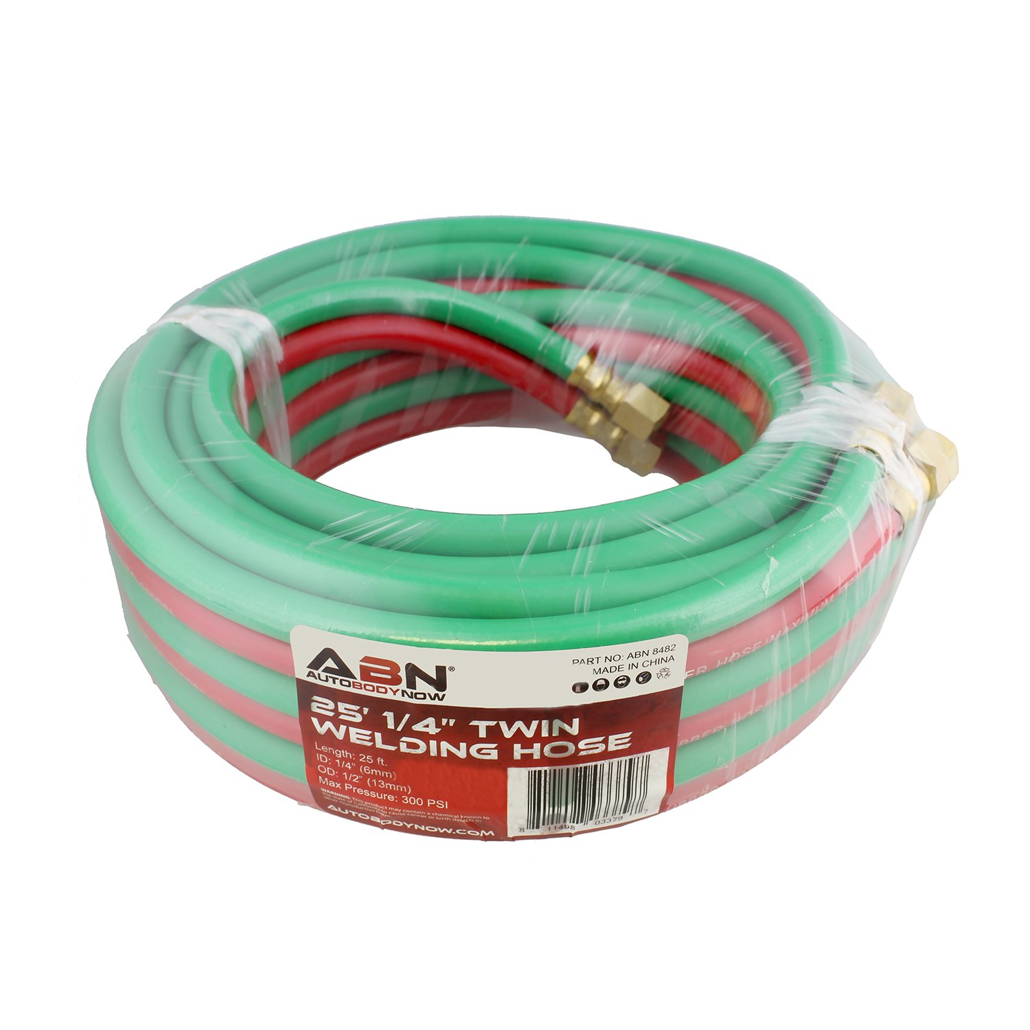 Buy ABN Oxygen Acetylene Hose 1/4 Inch B Fittings Twin Welding Hose Oxy