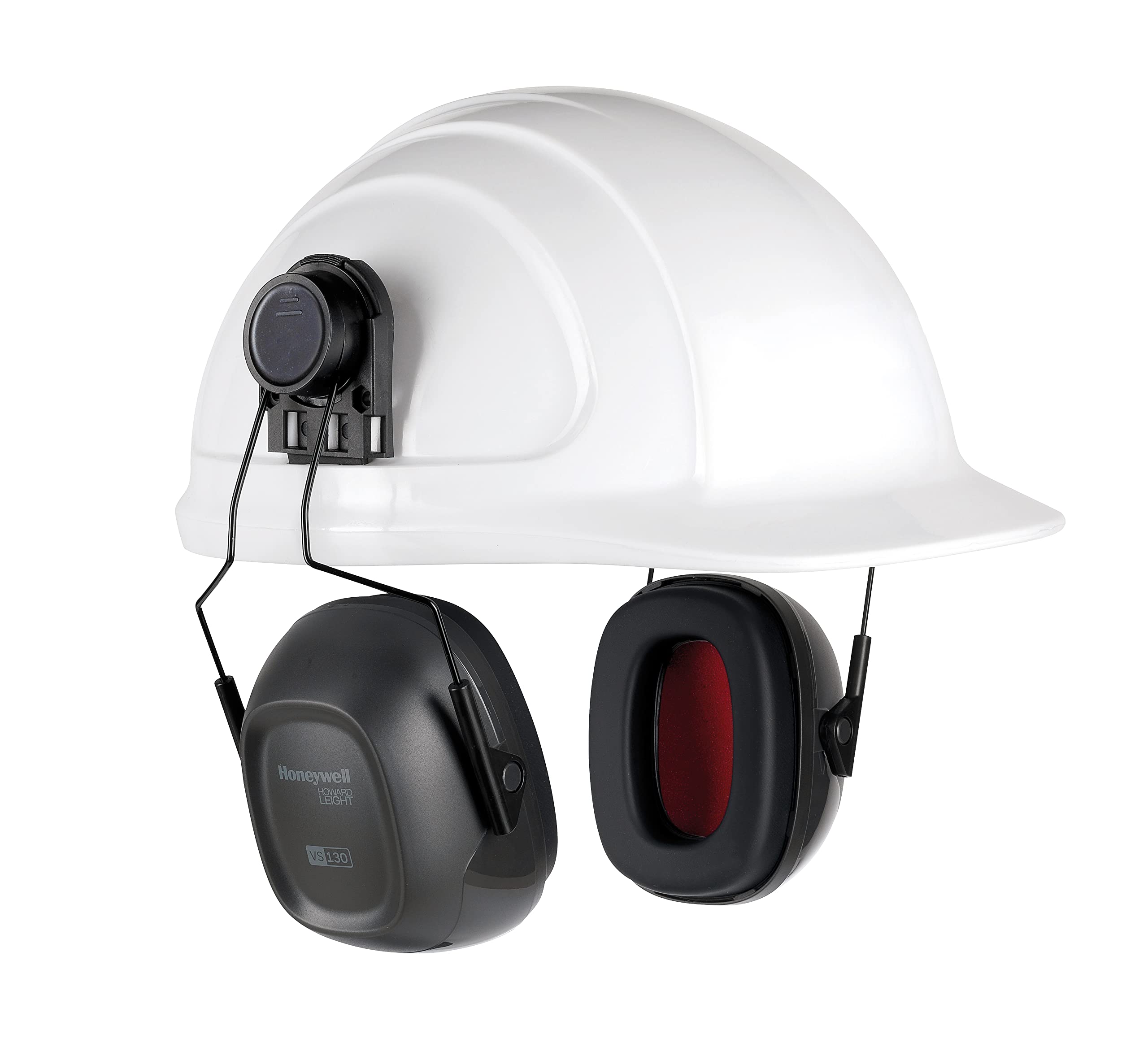Howard Leight VeriShield VS130H Coquilles Antibruit Passif Adaptables sur Casque de Sécurité, Noir, Taille Unique, Mixte, Non-Diélectrique, SNR 33 dB, 1035125-VS (1 Pièce)