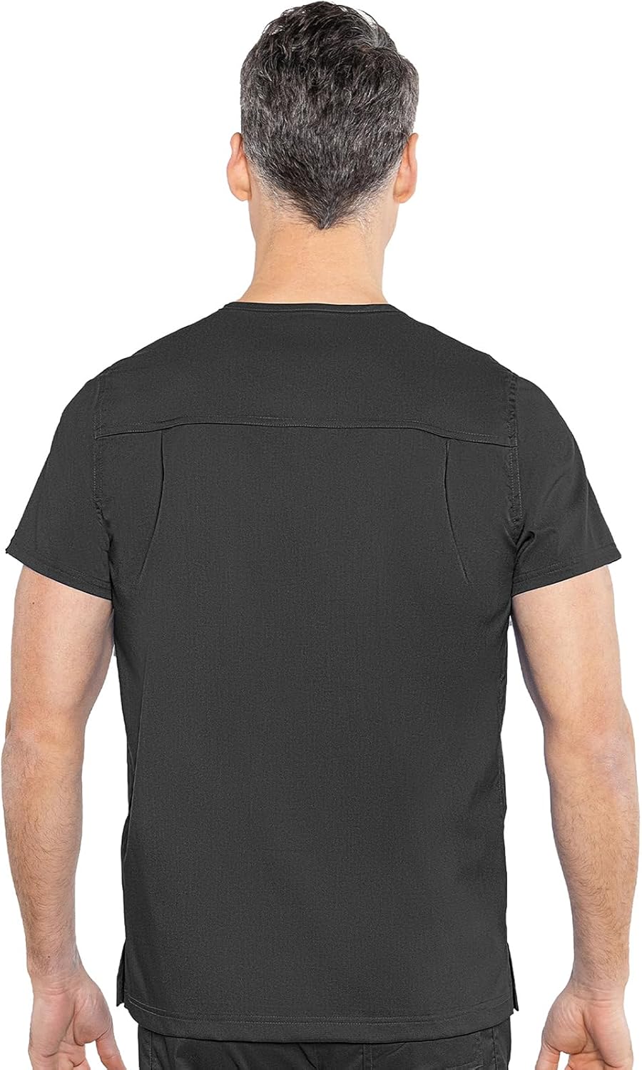 Med Couture Men's Scrub Top Wescott with 3 Pockets & 2-Way Stretch and Ultra Soft Fabric - MC7477 - Image 6