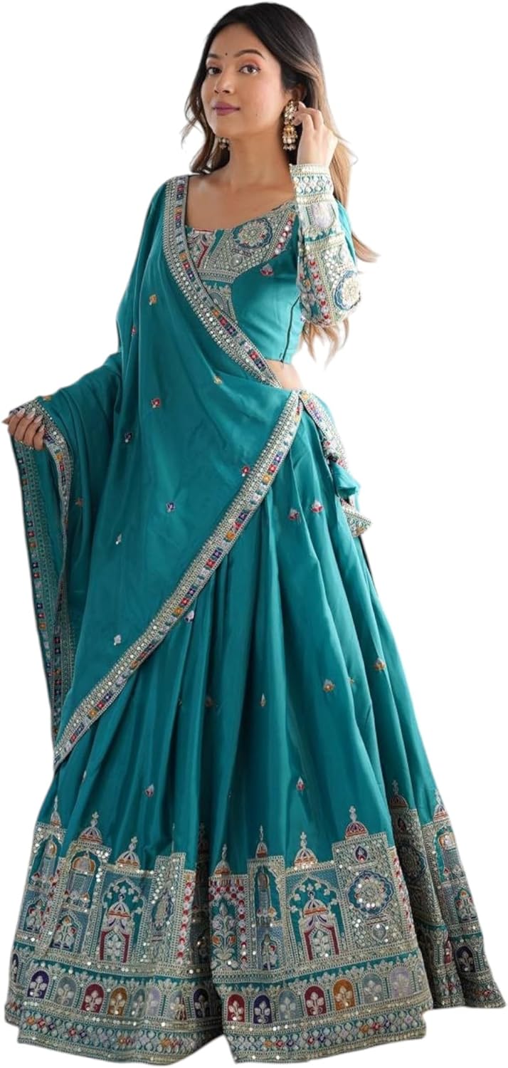 Indian Bridal Lehenga Chaniya Choli for Women Readymade Navratri Wedding Partywear Ready to wear-SP-11