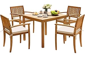 Greesum 5-Piece Patio Dining Set: Premium Outdoor Dining Experience