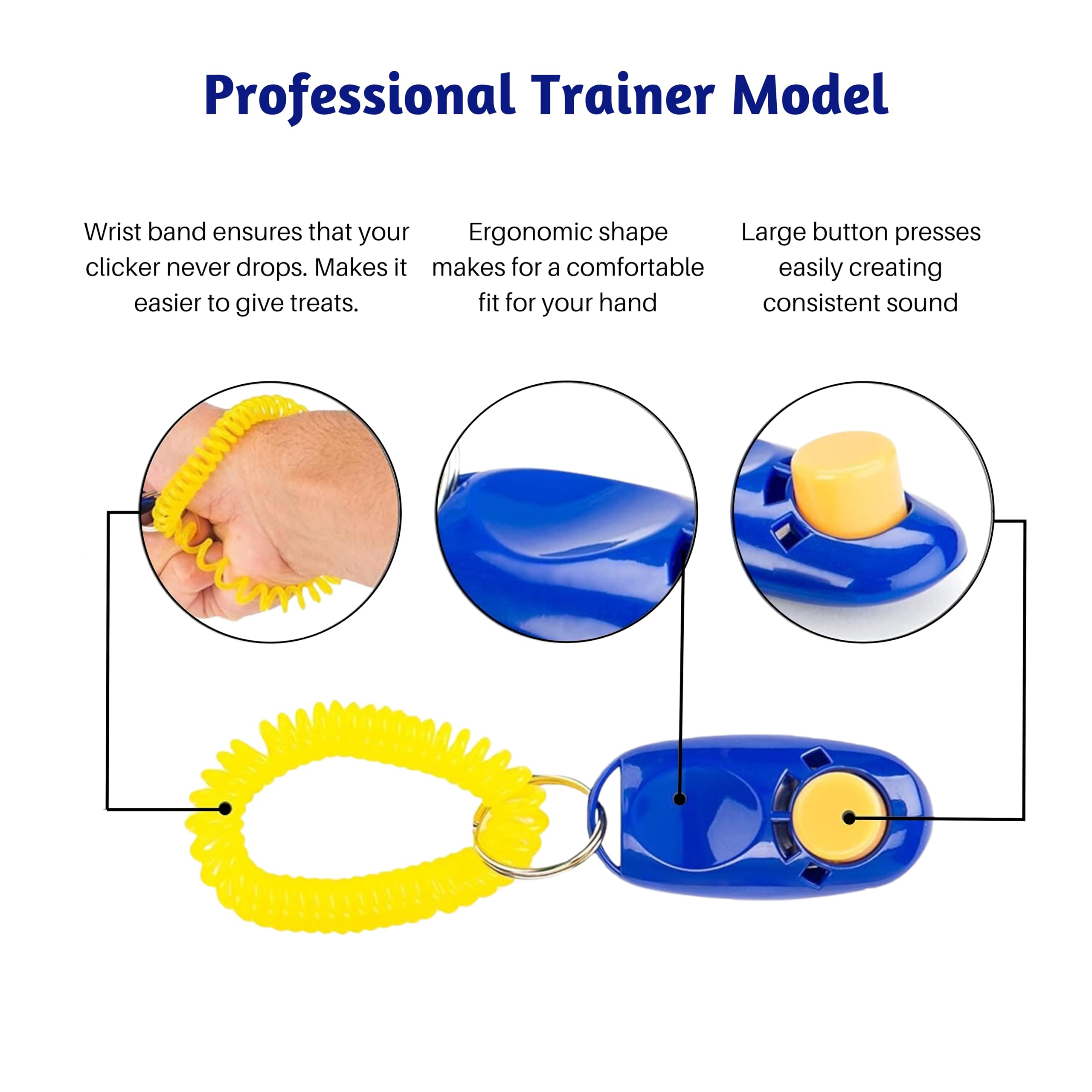 Foodie Puppies Dog Combo Training Kit - Training Hunter Stick + Clicker + Training Dumbbell (Color May Vary) 2