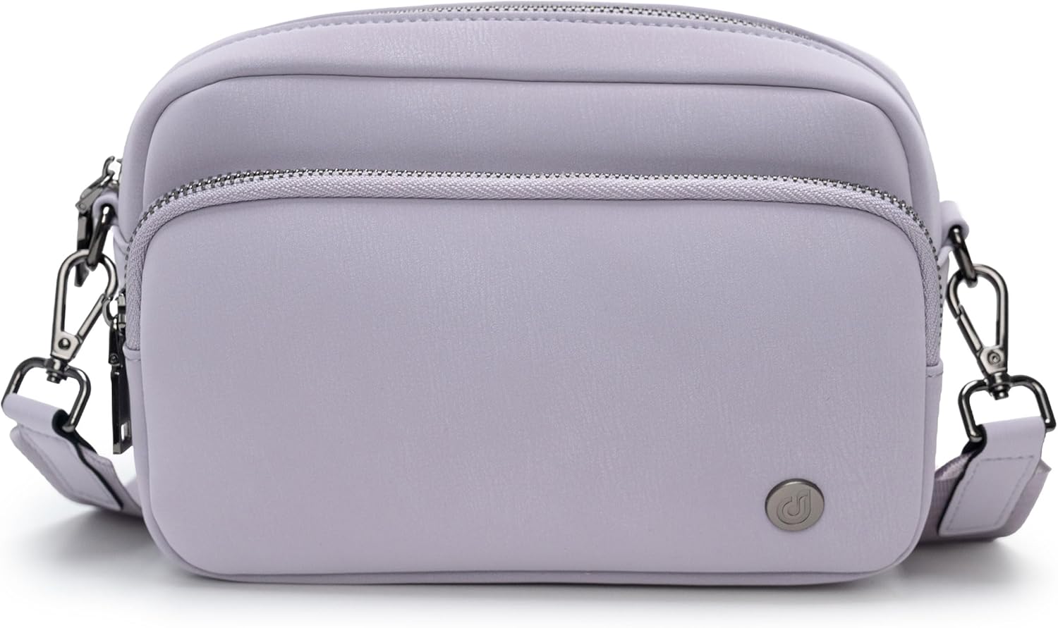 Small Crossbody Bag for Women, Triple Zipper Purse with Card Slots, Lightweight Shoulder Bag for Travel