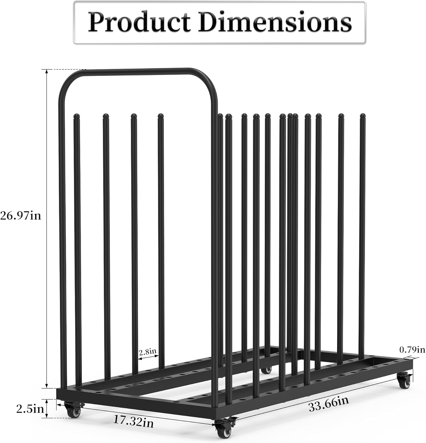 Heavy-Duty Art Storage Rack with Wheels, Large Metal Organizer for Canvas, Panels, and Artwork – Mobile Rolling Art Drying & Display Stand for Studio, Classroom, and Gallery