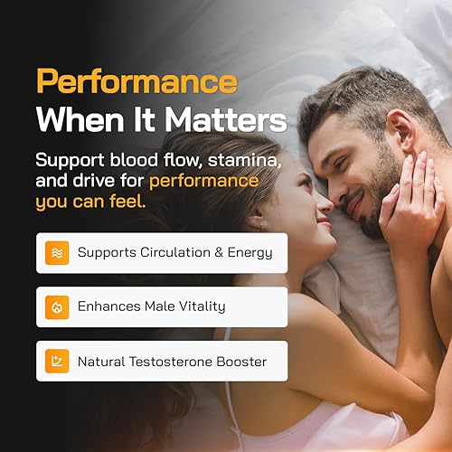 Miniatura 2 de Potenciador de testosterona para hombres - Suplemento de óxido nítrico y libido con 5,000 mg de L-citrulina y ashwagandha - Apoya la energía, la