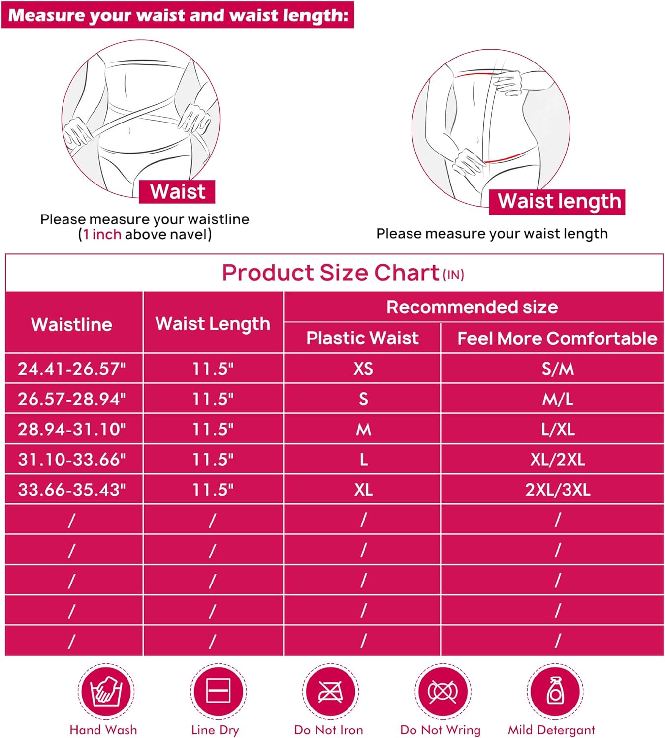 Atbuty Short Torso Waist Trainer for Women Postpartum Recovery Running, Hourglass Vest with Zipper and Hooks