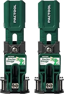 Pactool Universal Gecko Gauge Siding Tool – One-Person Installation for Hardie® Fiber Cement & LP® SmartSide® Engineered Wood, Durable Grip, Heavy-Duty Support for 12’ & 16’ Planks