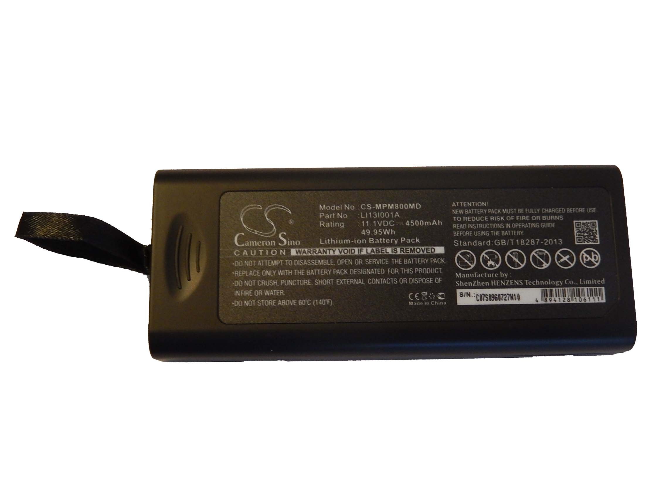 vhbw batteria sostituisce Mindray LI13I001A per strumentazione medica (4500mAh, 11,1V, Li-Ion)