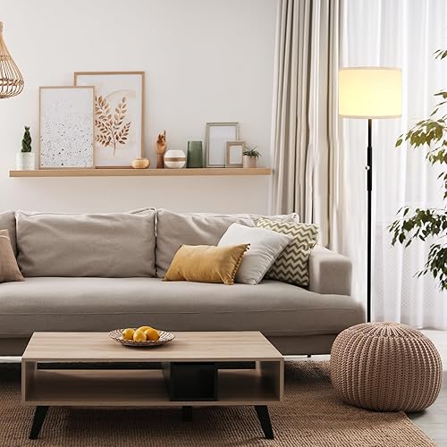 Miniatura 5 de PARTPHONER Lámpara de pie para sala de estar, dormitorio, lámpara alta moderna de 65 pulgadas, lámparas de pie de diseño simple  Lámpara de pie con