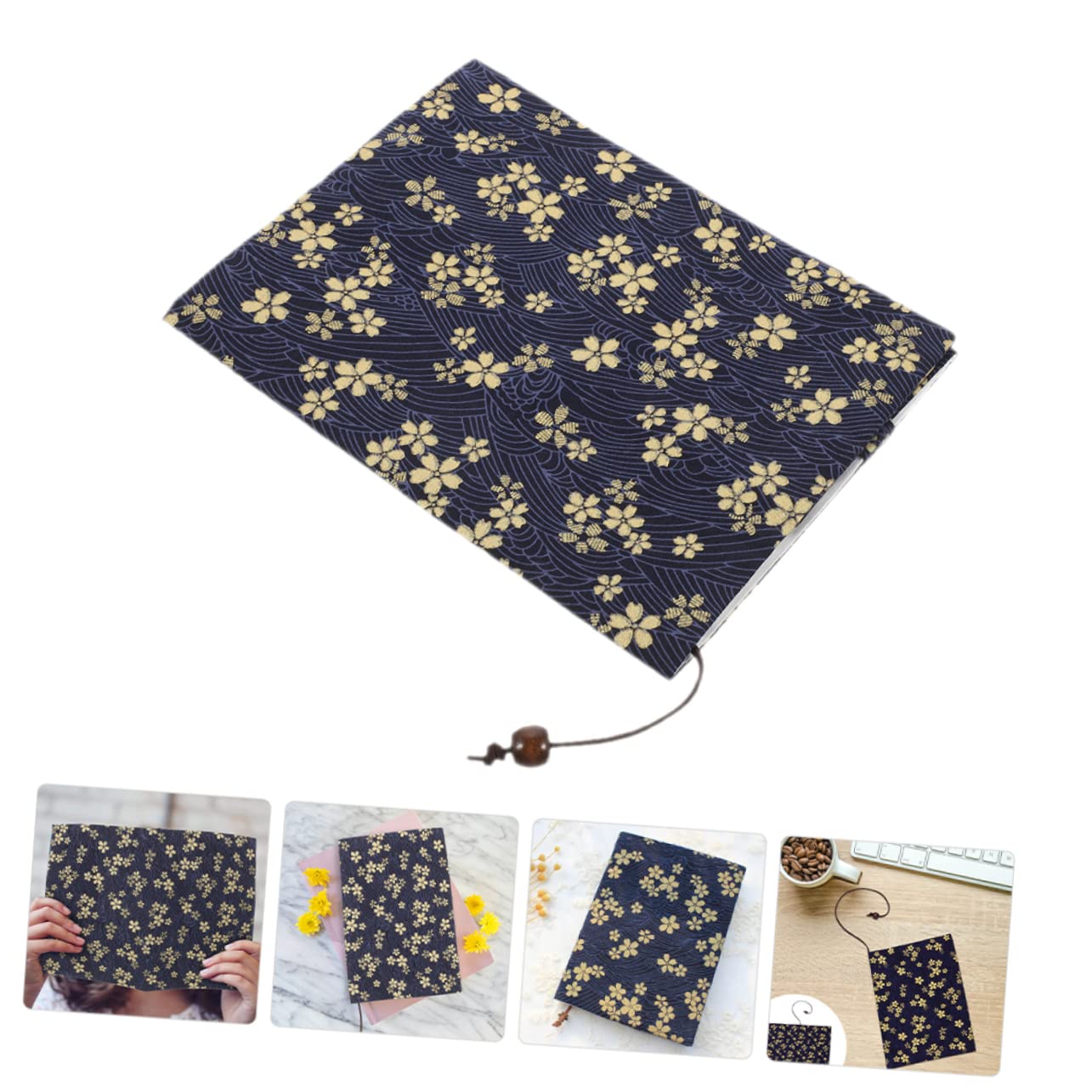NUOBESTY 4piezas Funda De Reutilizable Diseño Retro Cubierta Para Protección Contra Manchas y Suciedad Para Cuadernos y