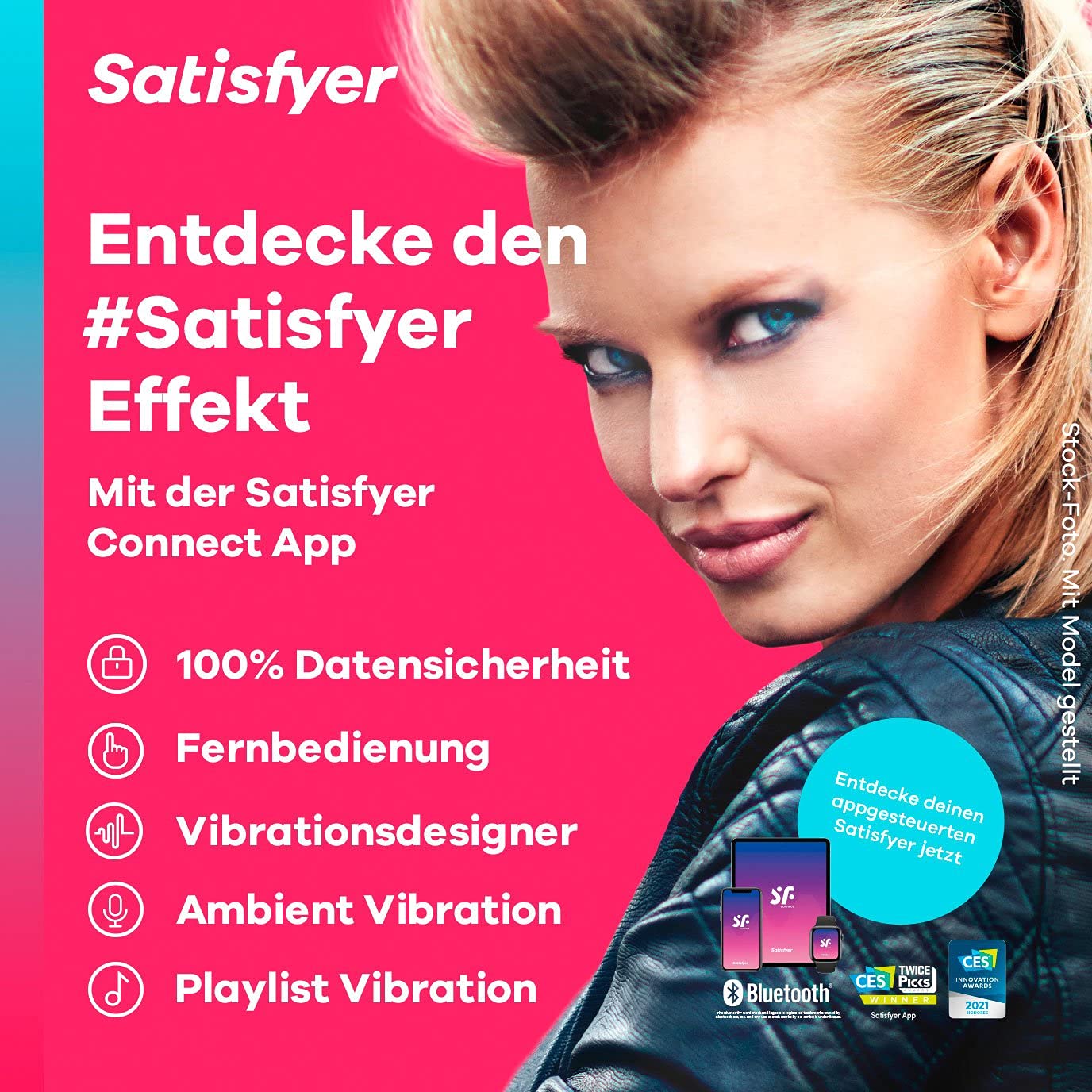 Satisfyer Sunray Connect App Rabbit | Druckwellenvibrator | Sex-Spielzeug