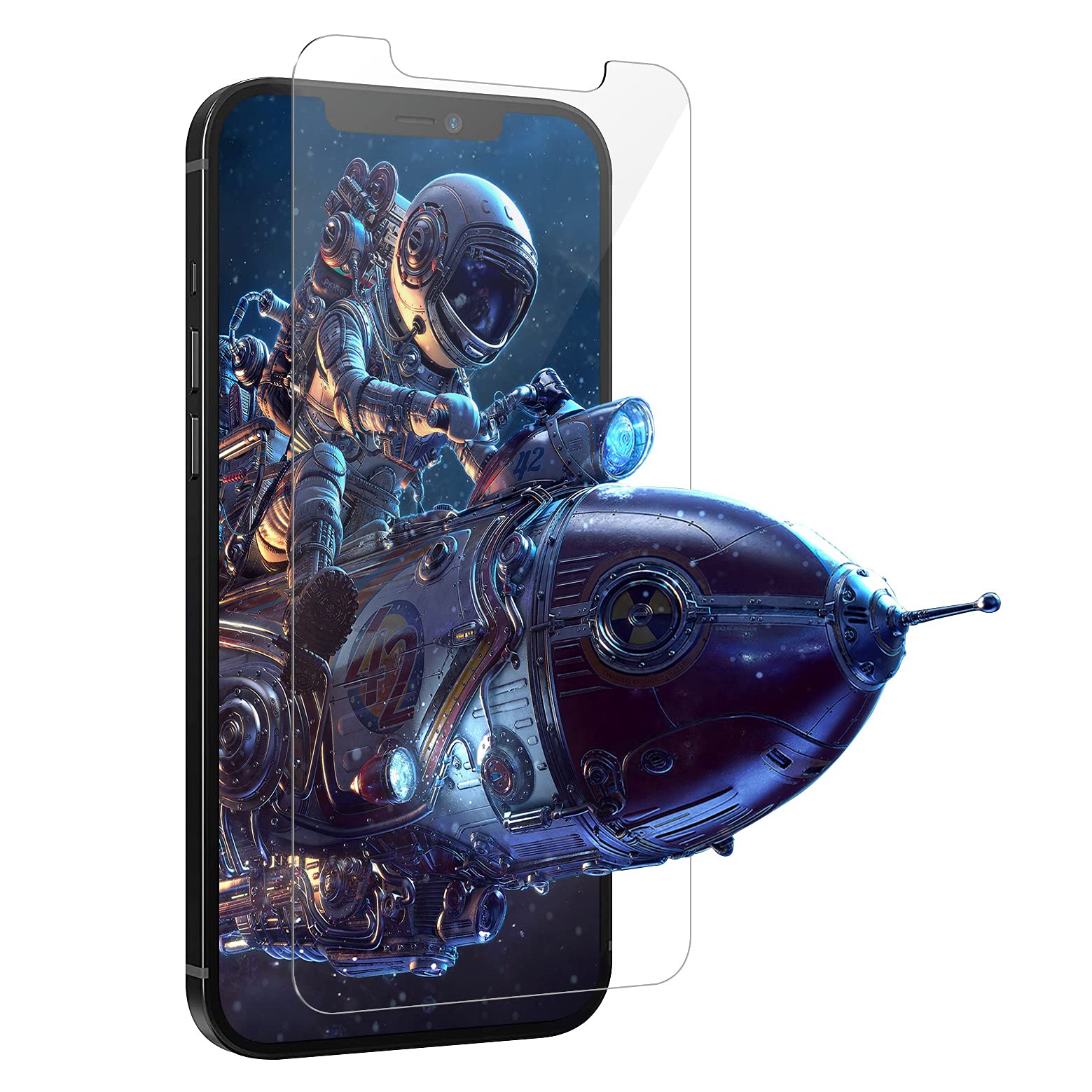 Genérico Protector Pantalla, Sin Burbujas, Cristal Templado de Dureza 9H Inastillable, HD Transparente, Cristal Templado, Vidrio templado 9H, Alta Definicion, Anti-Arañazos