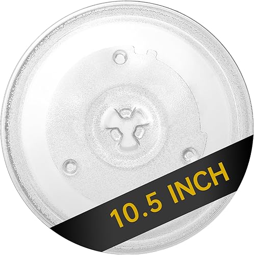Miniatura 10 de Plato giratorio de vidrio para microondas de 9.6", Plato de microondas de 24.4cm, Plato de vidrio de repuesto para bandeja, Plato de vidrio