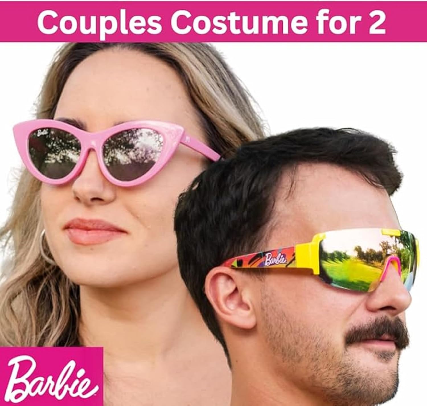 Sun-Staches Barbie Sunglasses | Official Barbie Shades with UV 400 | One Size Fits Most