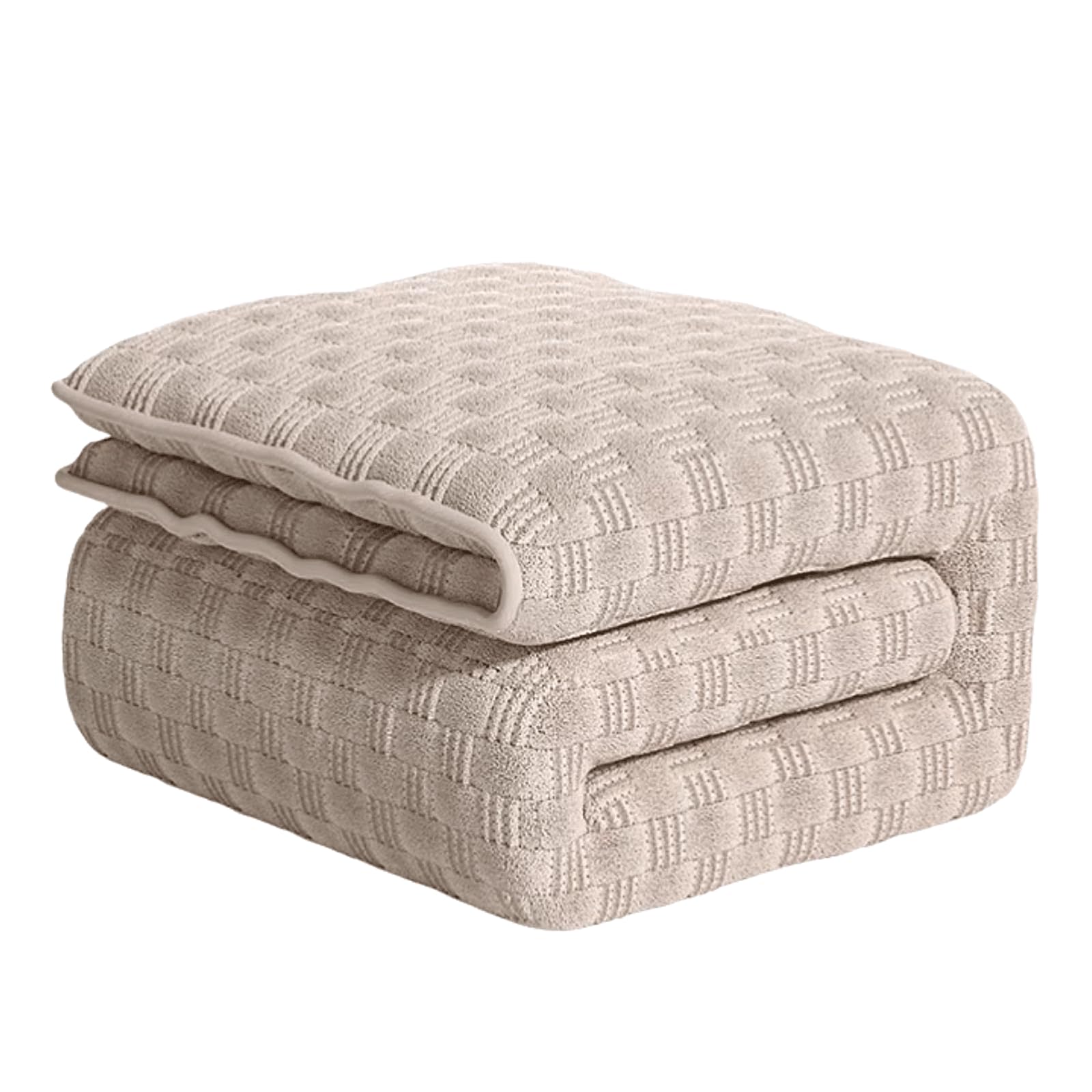 PEKJI Cotton Heated Throw with Automatic Shut-Off Comfortable Heated Electric Underblanket Multi Zone Double Electric Blanket