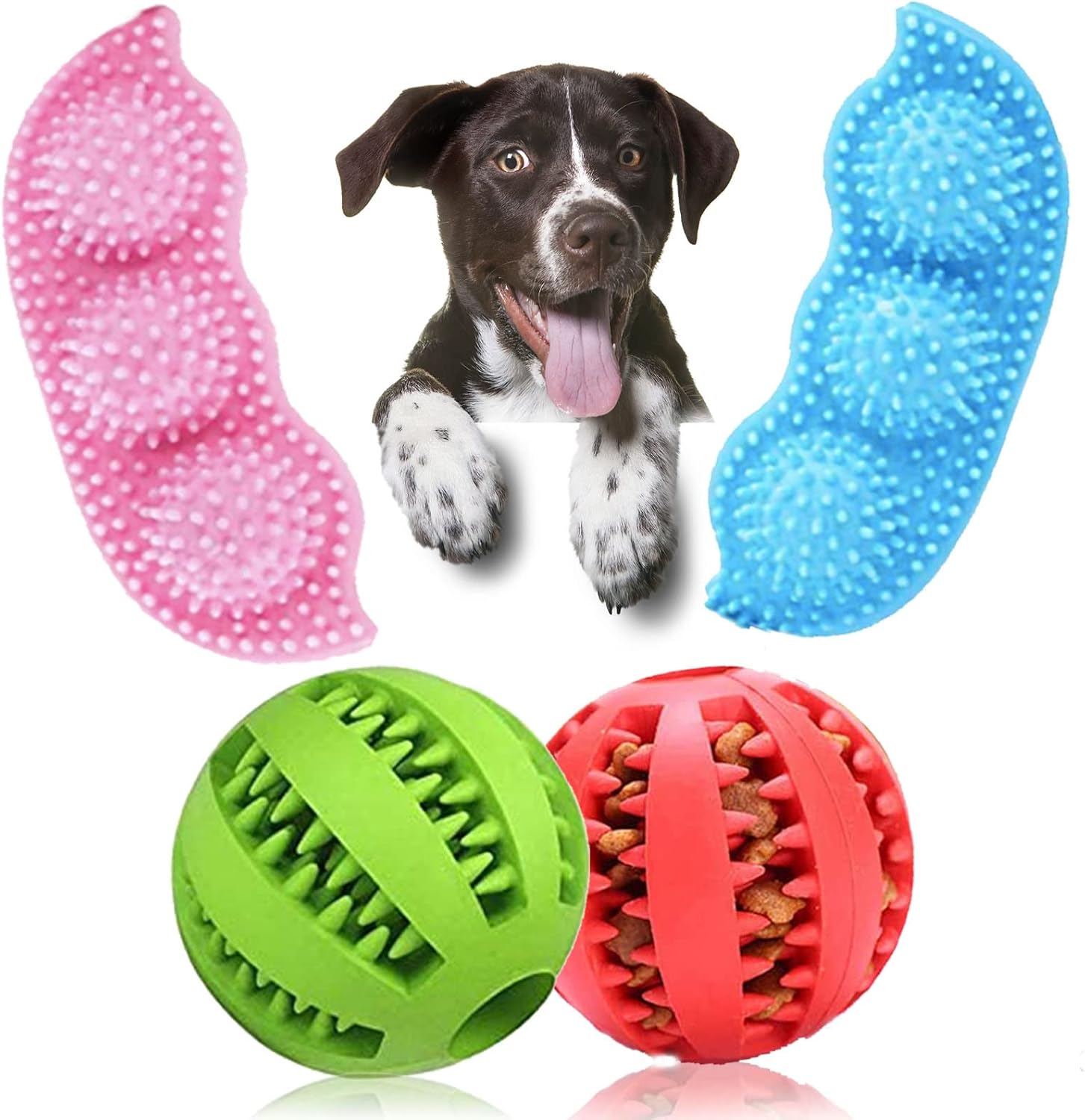 Yoovivi Puppy Toys, Puppy Teething Chew Toys, 4 Pack Teething Toys for Puppies, Dog Toys for Medium Dogs & Small Dogs, Dog Puzzle Toys,…