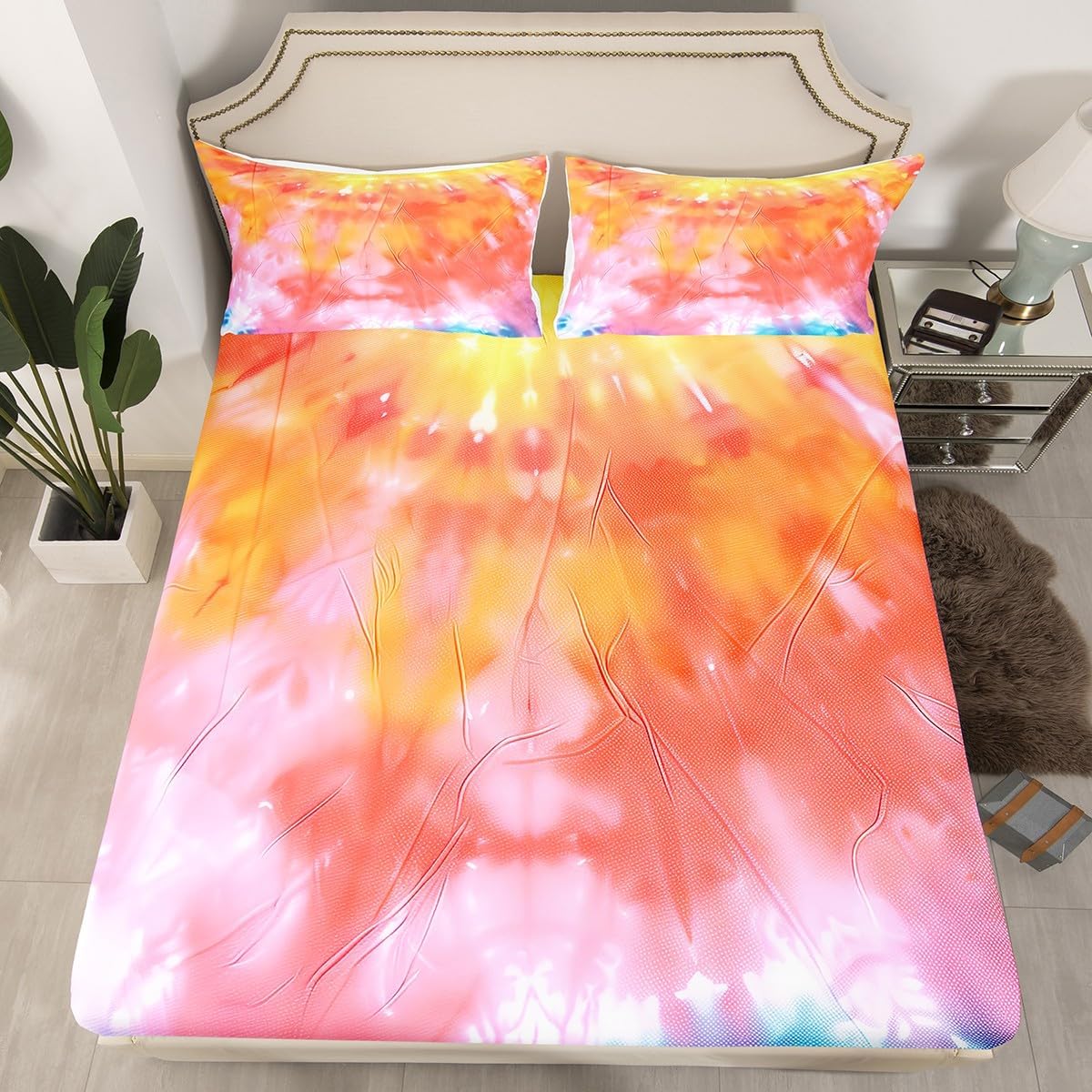 Underwater World Bedding Set 3D Sea Turtle Tropical Fish Coral Bed Sheet Set for Kids Boys Girls Adults Sealife Ocean Creature Fitted Sheet Aquatic Animal Bed Cover 2Pcs Soft Bedspread Twin Size
