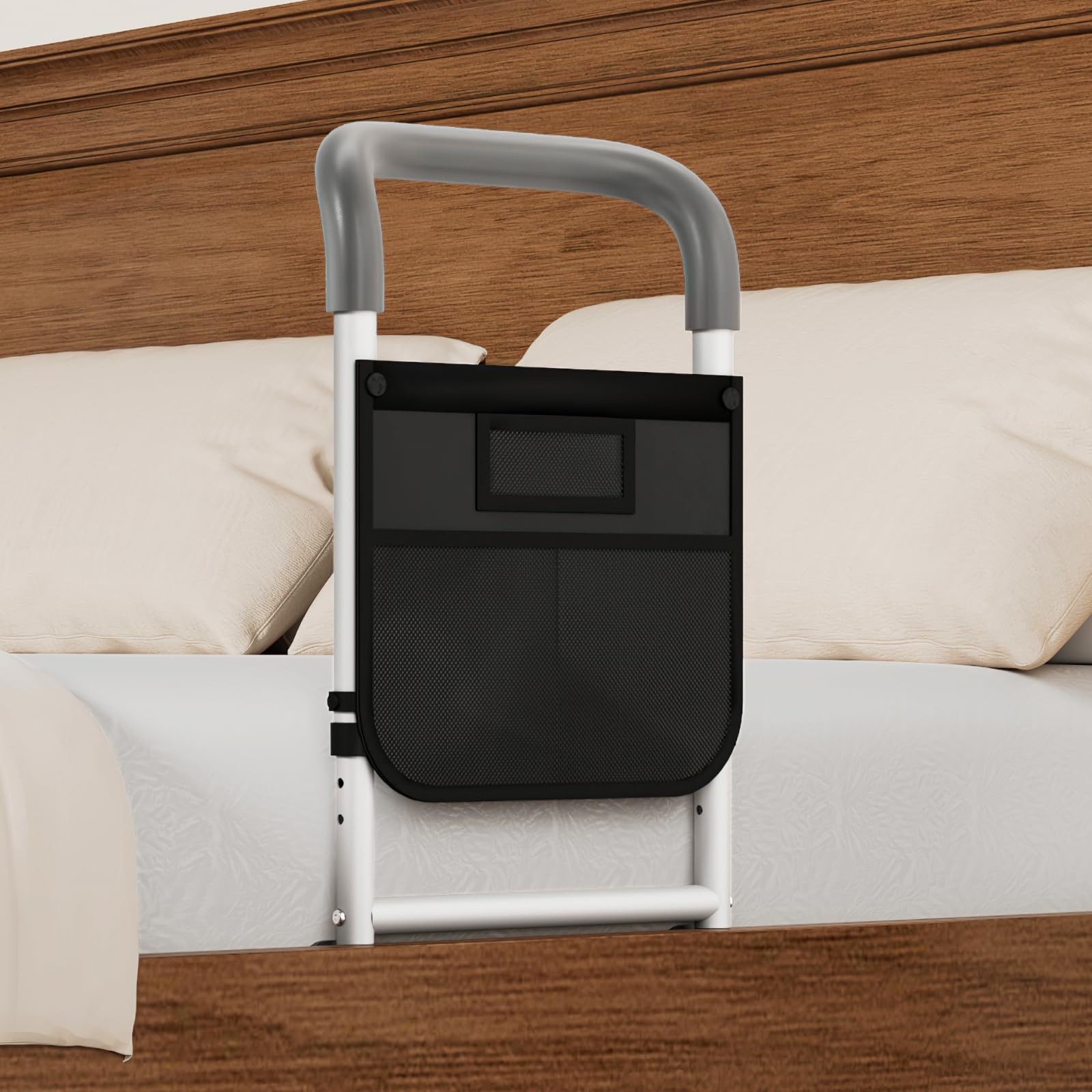 HOMEAL Bed Rails for Elderly Adults Safety - Adjustable Bed Assist Rails for Seniors Adult Bed Guard Rail