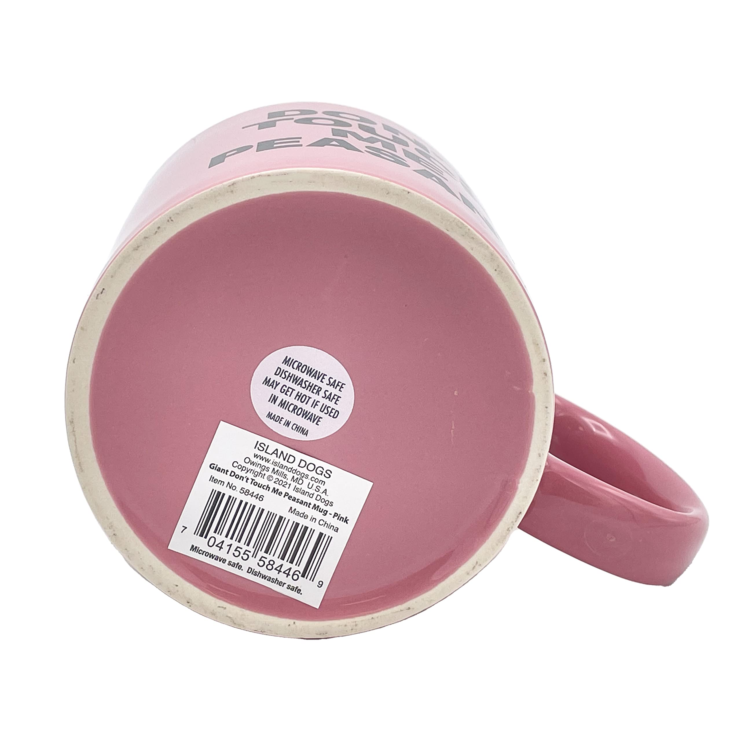 Amazon.com: Island Dogs Giant Pink Don't Touch Me Peasant Novelty