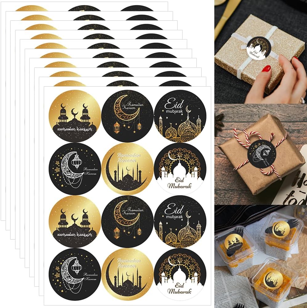 Amazon.com: 120Pcs Ramadan Stickers for Kids Eid Mubarak Stickers ...
