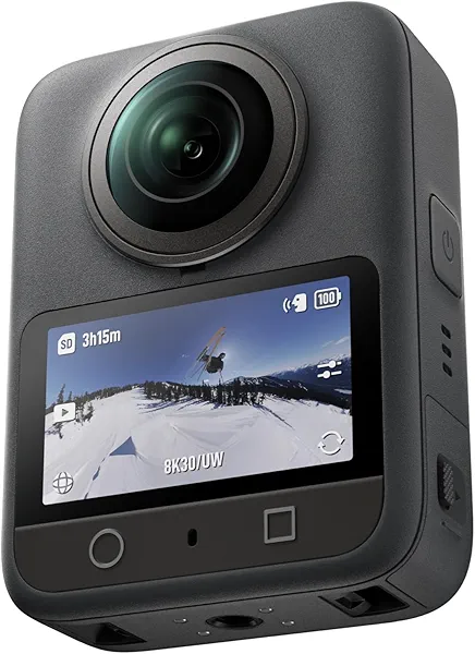 DJI Osmo 360 Camera, Waterproof 360° Action Camera with 1-Inch 360° Imaging, Native 8K 360° Video, 105GB Built-in Storage, 120MP 360° Photo, 100-Min 8K Recording, Action Camera for Sports