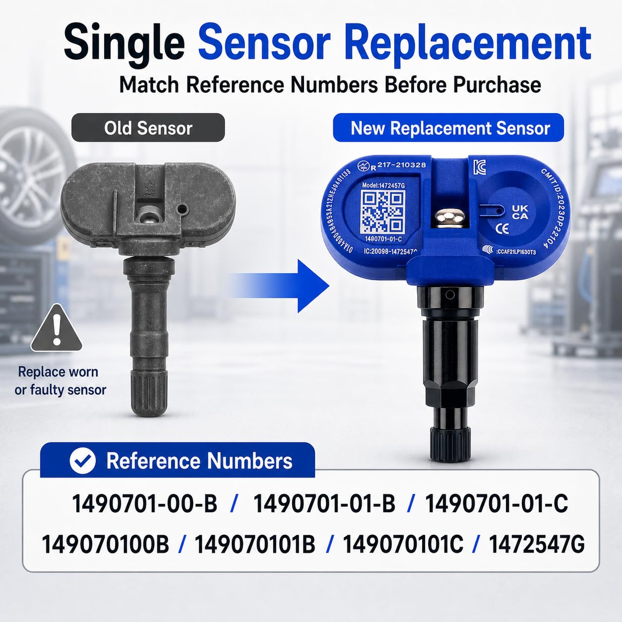 Bluetooth TPMS Sensor for Tesla Model 3/S/X 2021-2025&Model Y 2020-2025