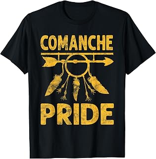 comanche Pride Native American vintage Gift Men Women T-Shirt